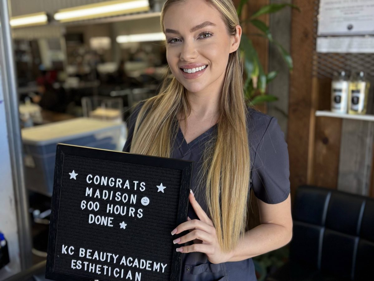KC Beauty Academy esthetician graduate